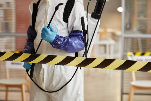 Professional Biohazard Cleanup technician working in Hillsdale, IN